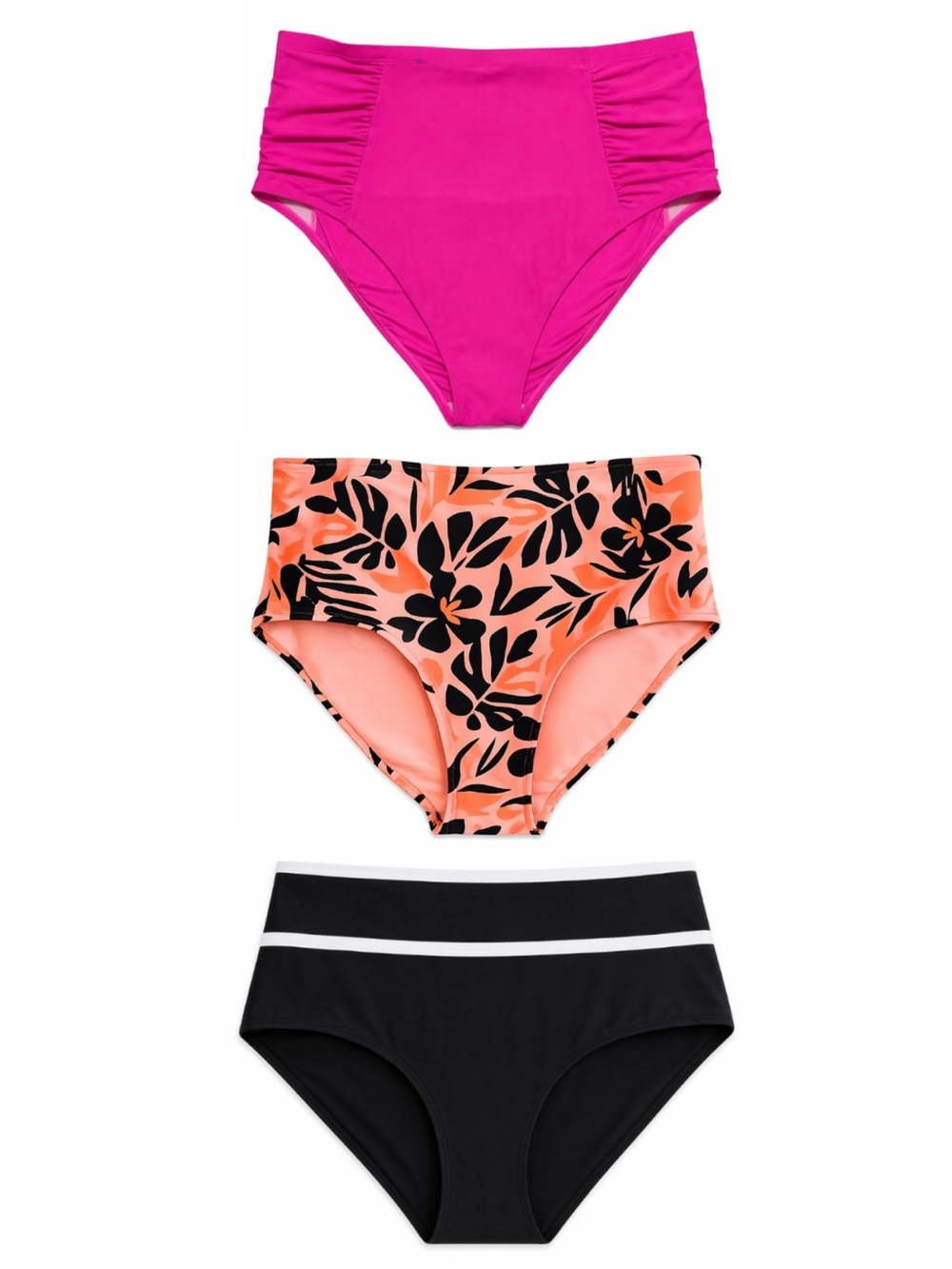 Old Navy Swim Bundle (3) – High Waisted Bikini Bottoms – Plus Size 2X GUC